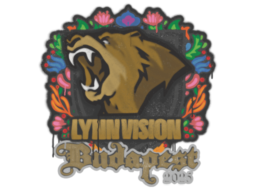 Zalakowane graffiti | Lynn Vision | Budapeszt 2025