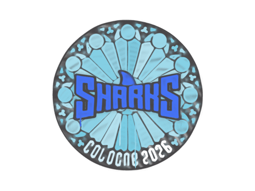 Zalakowane graffiti | Sharks Esports | Kolonia 2026