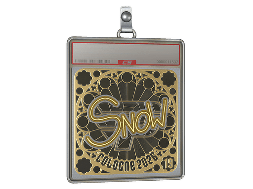 Sticker | snow (Ranked) | Cologne 2026 — طلایی
