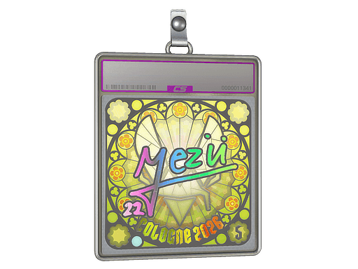 Sticker | mezii (Ranked) | Cologne 2026 — هولو