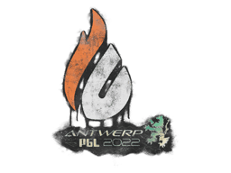 Versiegeltes Graffito | Copenhagen Flames | Antwerpen 2022