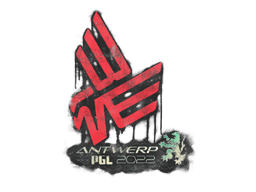 Versiegeltes Graffito | Bad News Eagles | Antwerpen 2022