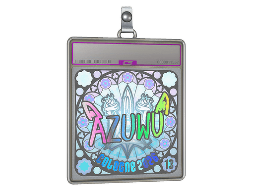 Pegatina | AZUWU (con clasificación) | Colonia 2026 — Holo