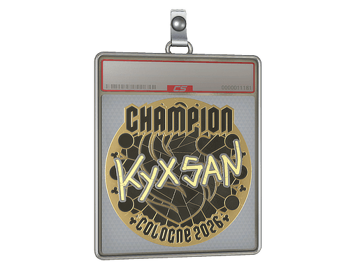 Sticker | kyxsan (Champion) | Cologne 2026 — طلایی